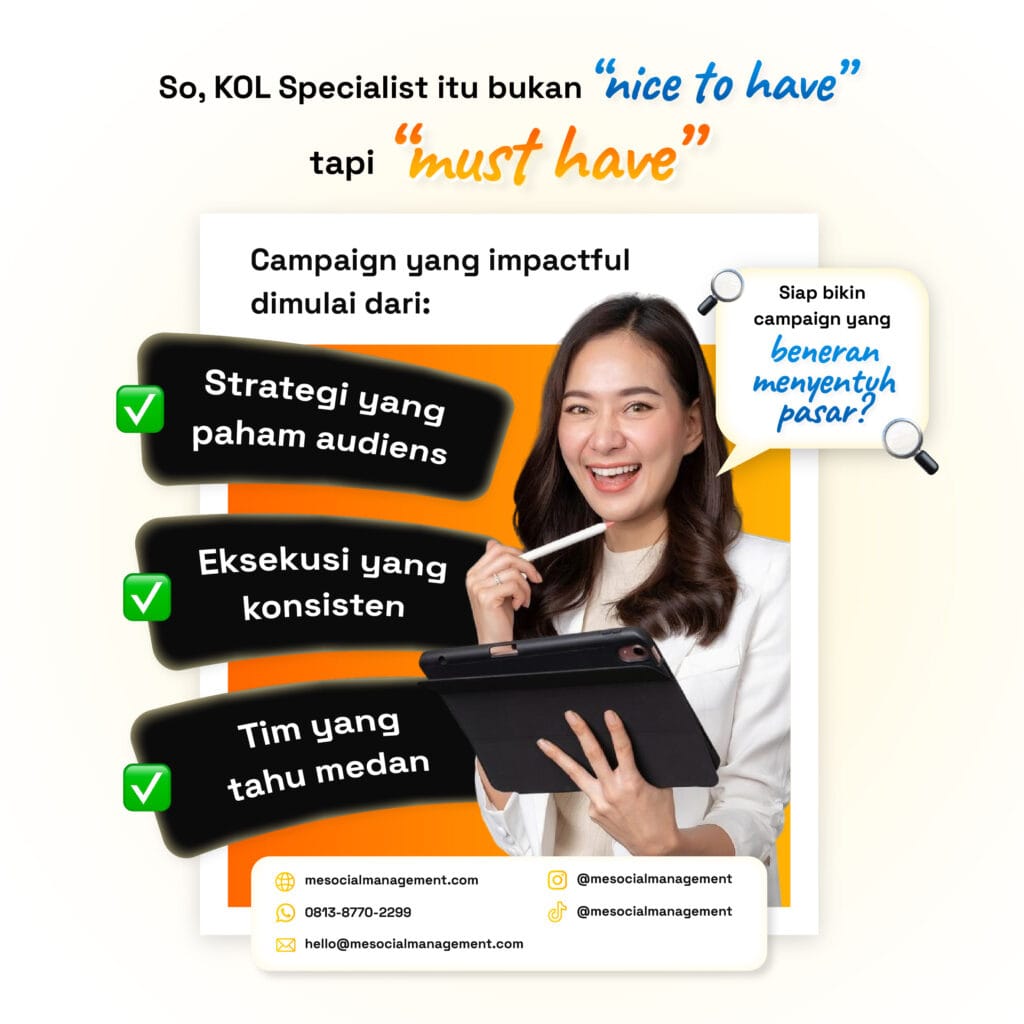 KOL Specialist Sudah Tidak Dibutuhkan? Ini Fakta yang WAJIB Kamu Tahu! 2